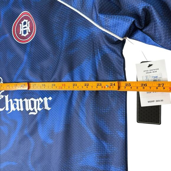 Saints Studio NYC Game Changer Soccer Jersey Shirt Blue Rose Graphic Men XL NWT - Picture 6 of 8